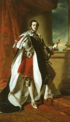 Portrait of Prince Albert in Garter Robes